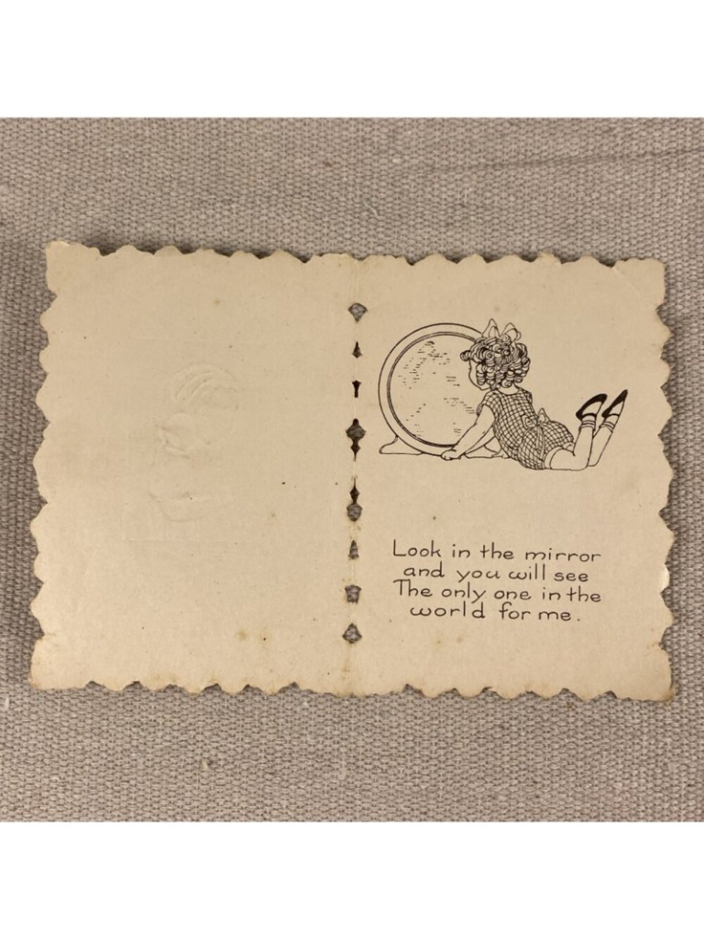 Lot Of 7 Antique Whitney Made Valentine's Day Cards Die Cut Embossed 1920s - Picture 15 of 16